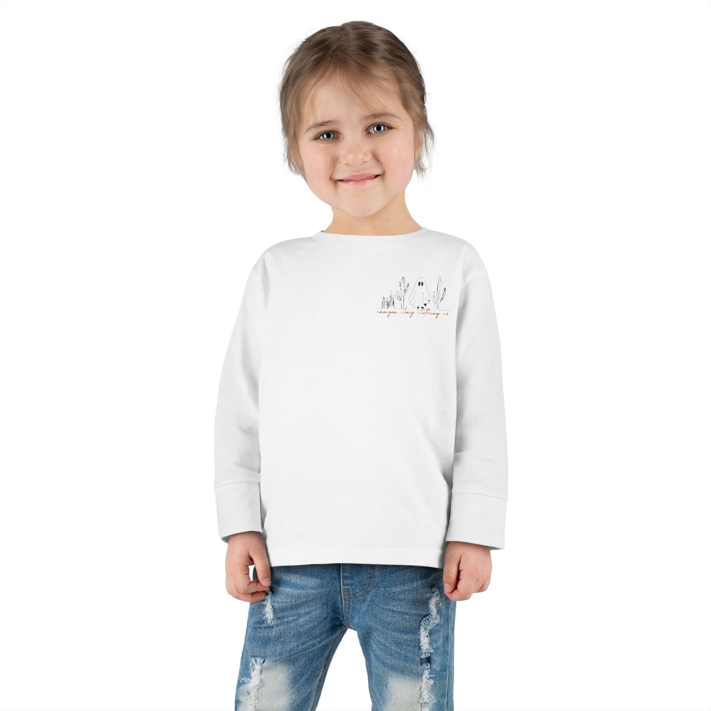Haunted Clay Toddler Long Sleeve Tee