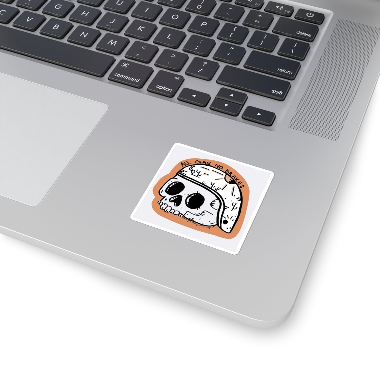 All Gas No Brakes Square Stickers