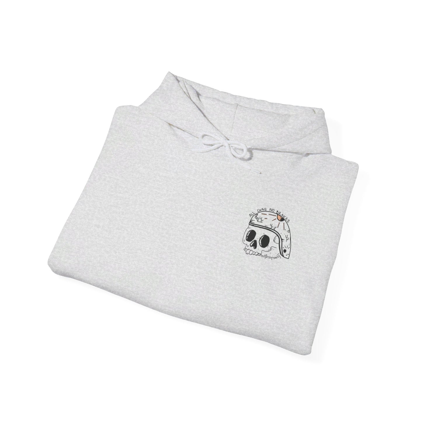 All gas no brakes Unisex Heavy Blend™ Hooded Sweatshirt
