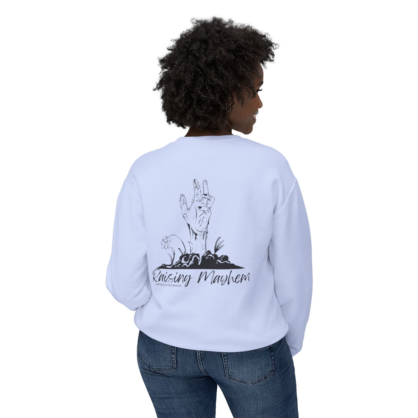Raising Mayhem Unisex Lightweight Crewneck Sweatshirt