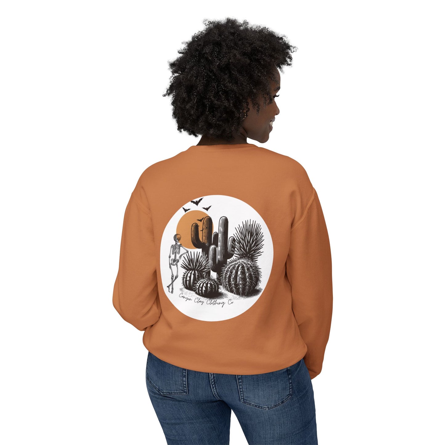 Haunted Horizons Unisex Lightweight Crewneck Sweatshirt