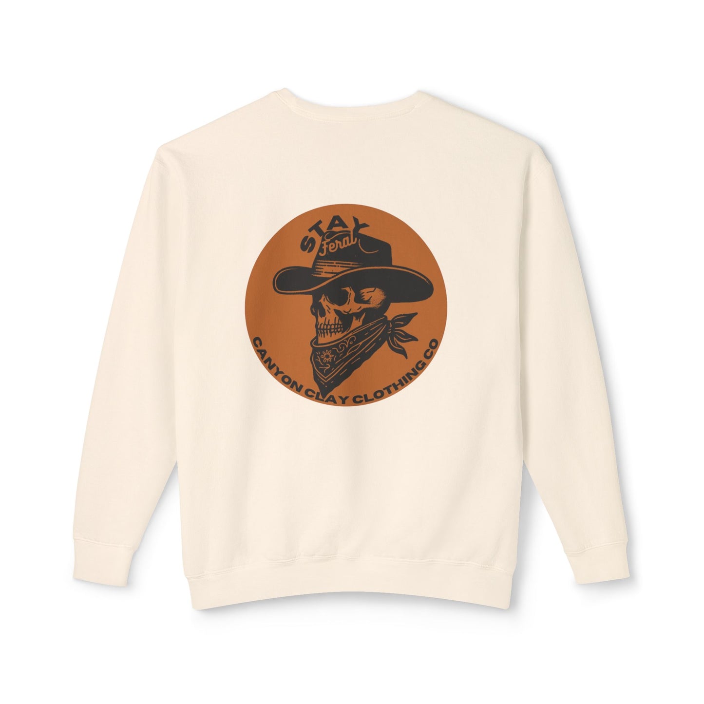 Stay Feral Unisex Lightweight Crewneck Sweatshirt