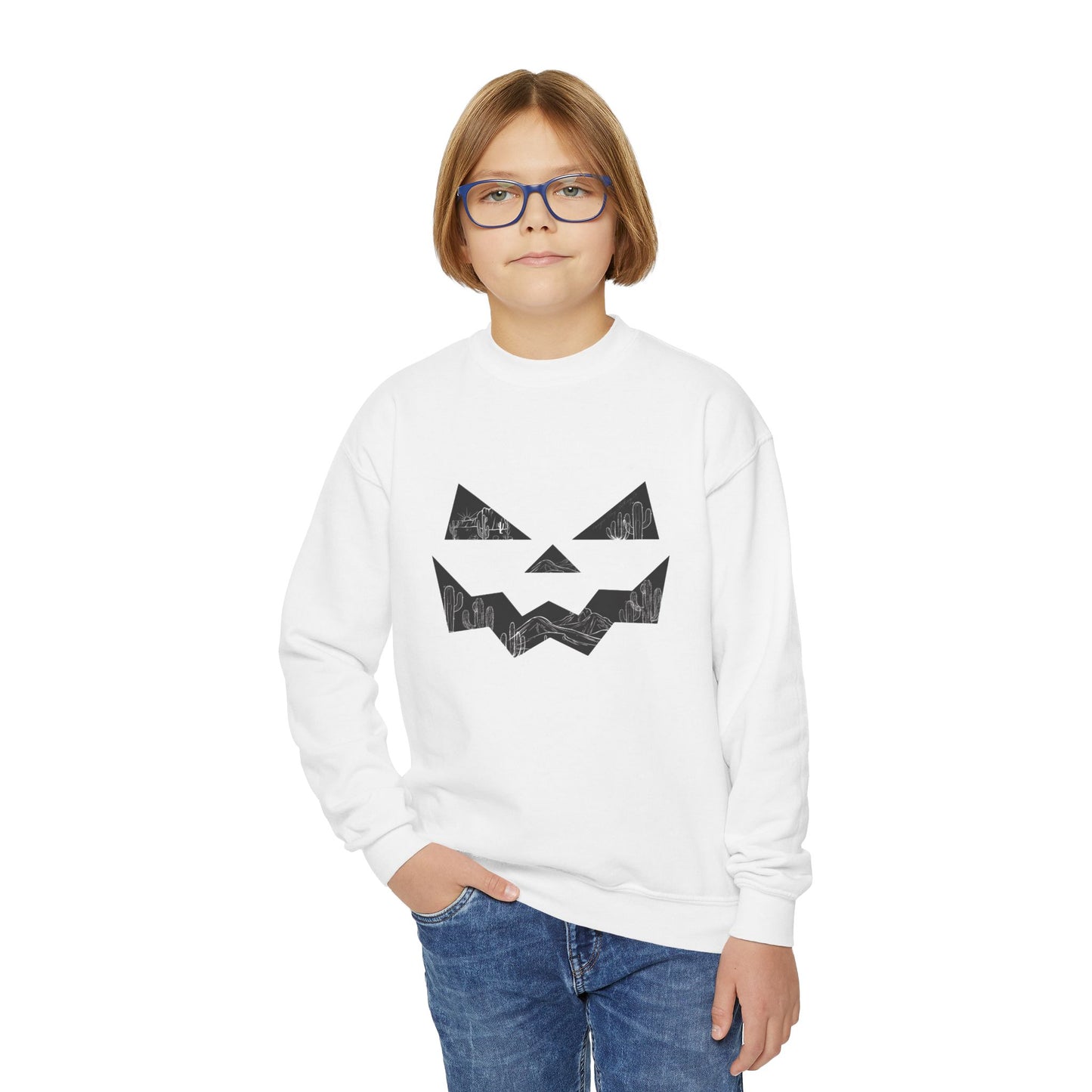 Jack-o-desert Youth Crewneck Sweatshirt