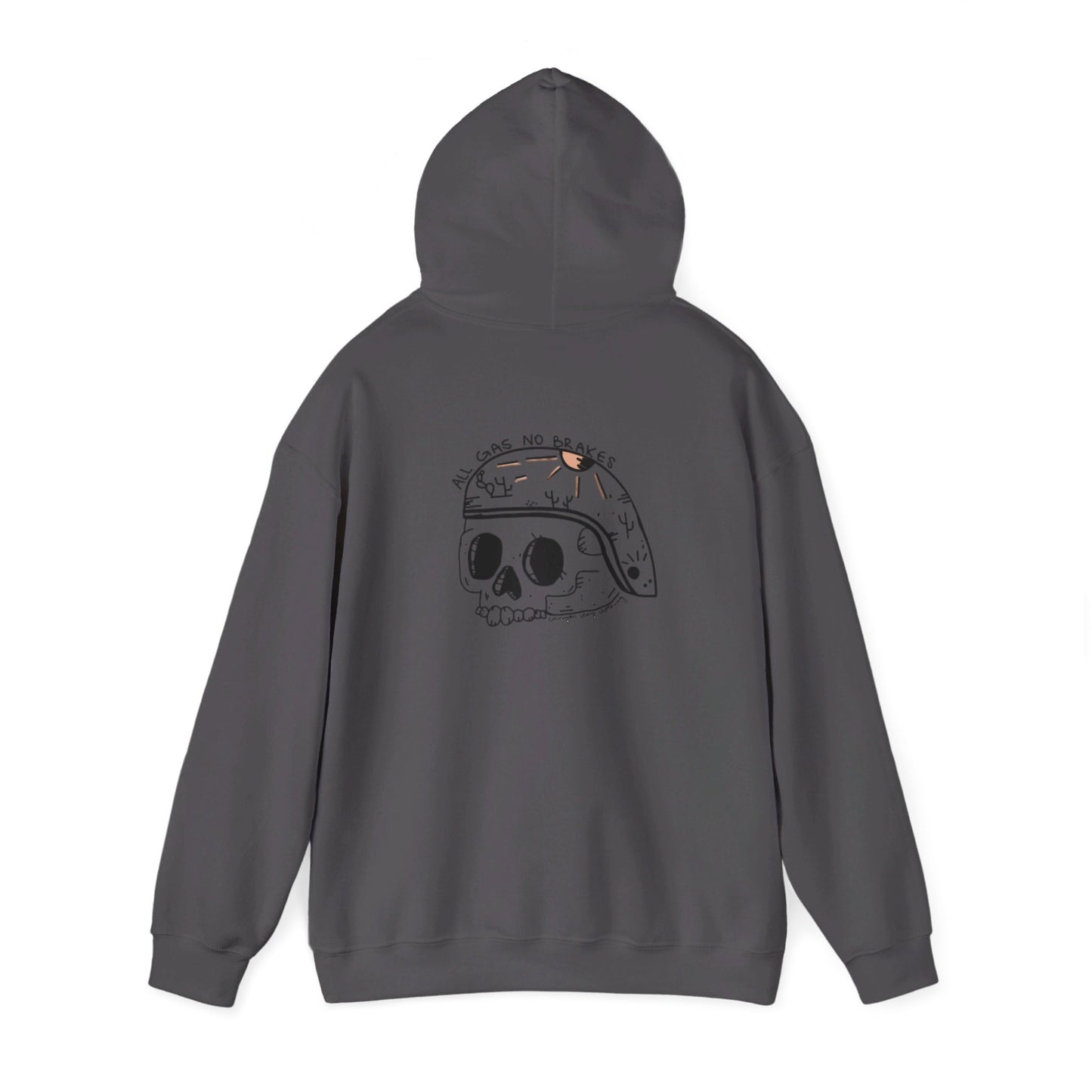 All gas no brakes Unisex Heavy Blend™ Hooded Sweatshirt