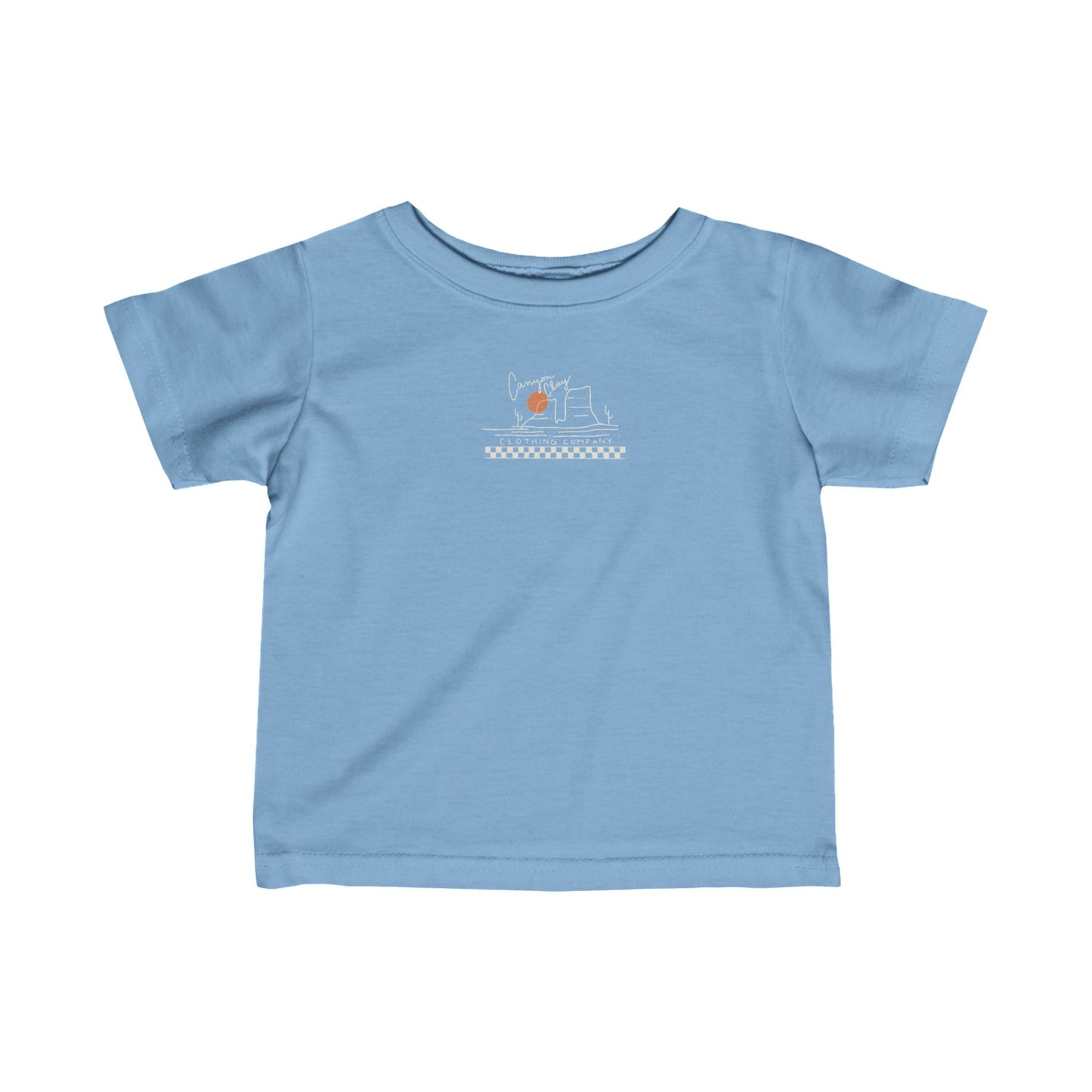 Canyon Clay Clothing Co Infant Fine Jersey Tee- Multi color