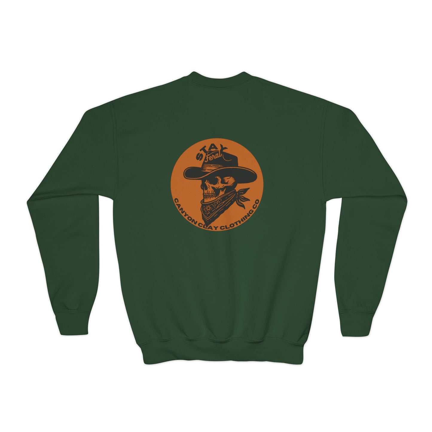 Stay Feral Youth Crewneck Sweatshirt