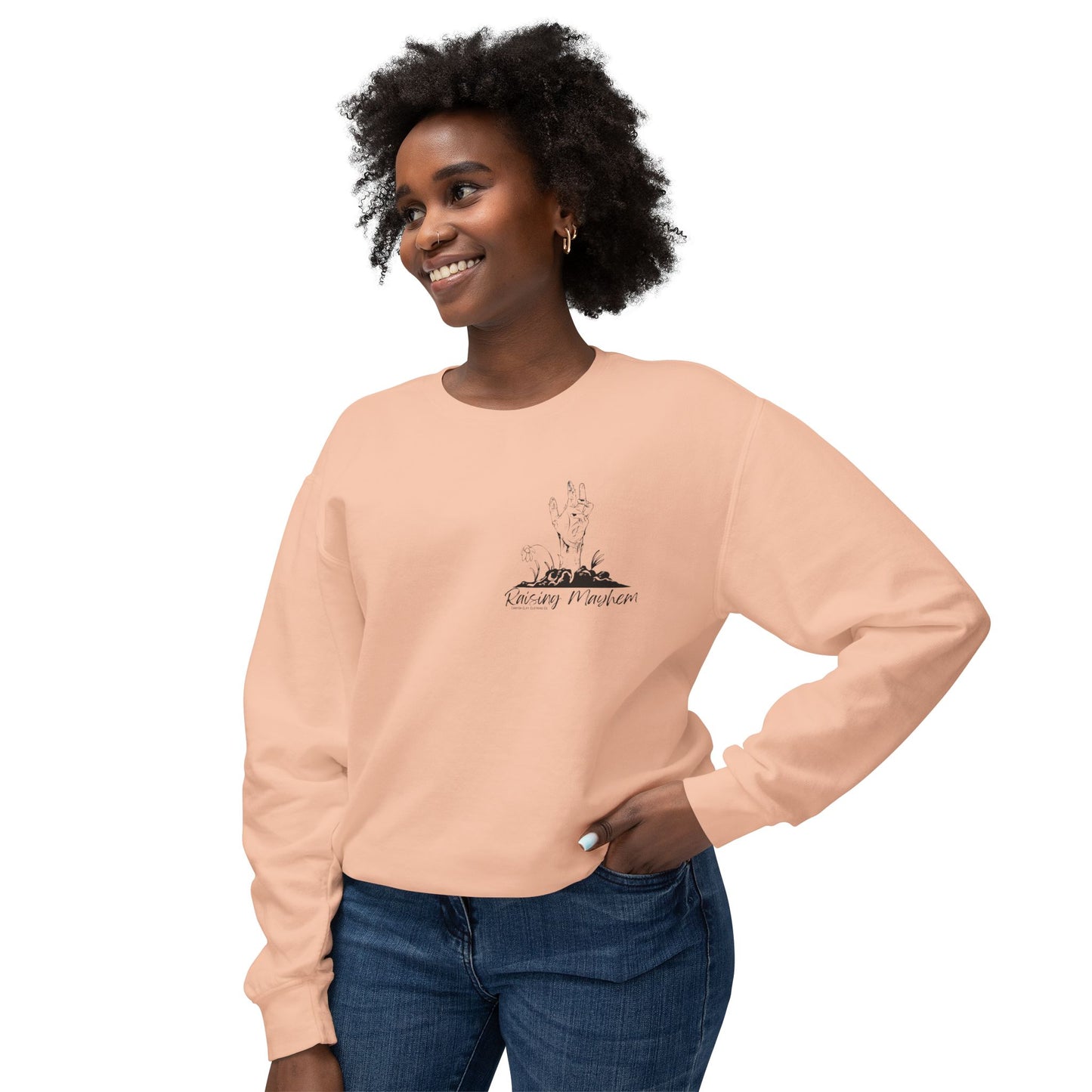 Raising Mayhem Unisex Lightweight Crewneck Sweatshirt
