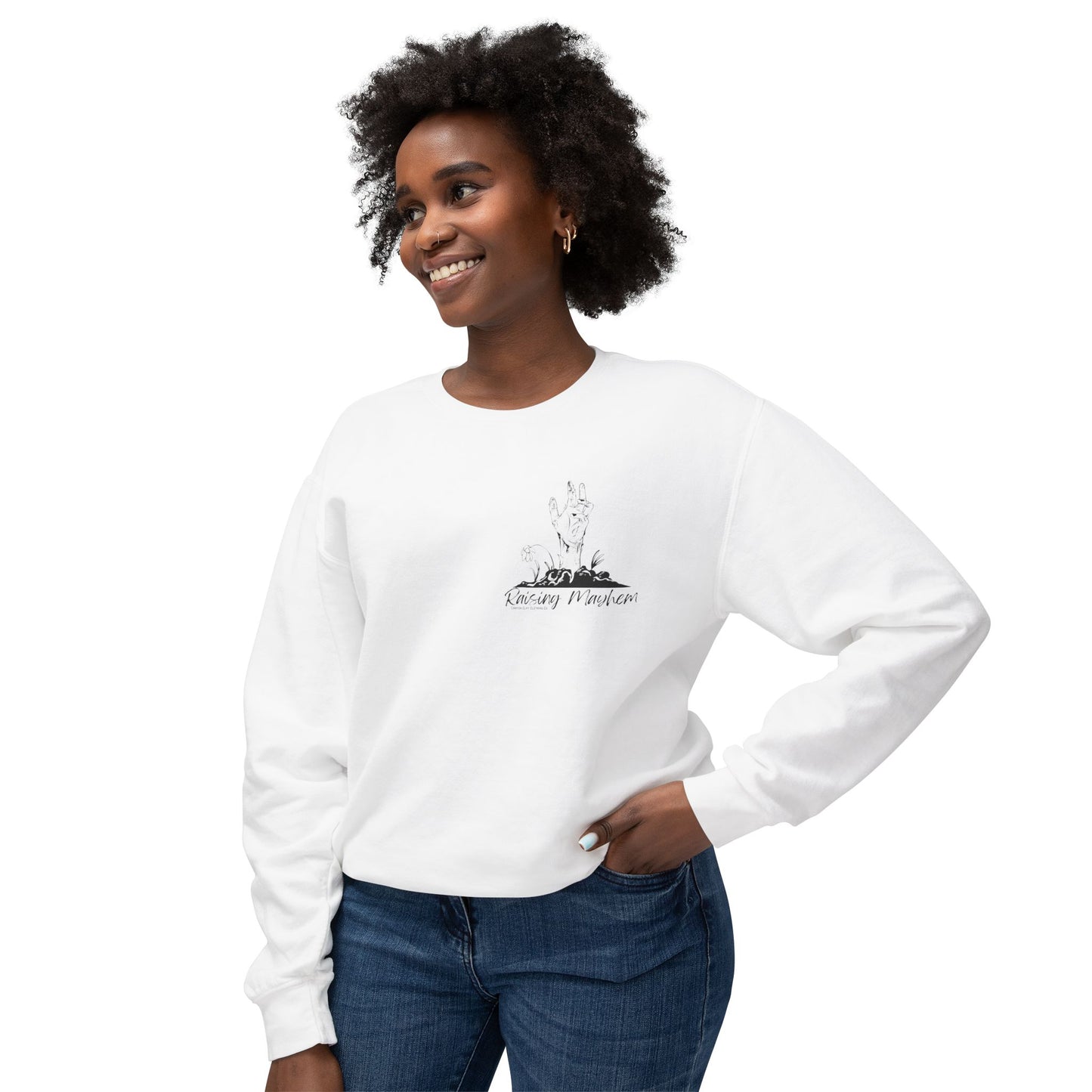 Raising Mayhem Unisex Lightweight Crewneck Sweatshirt