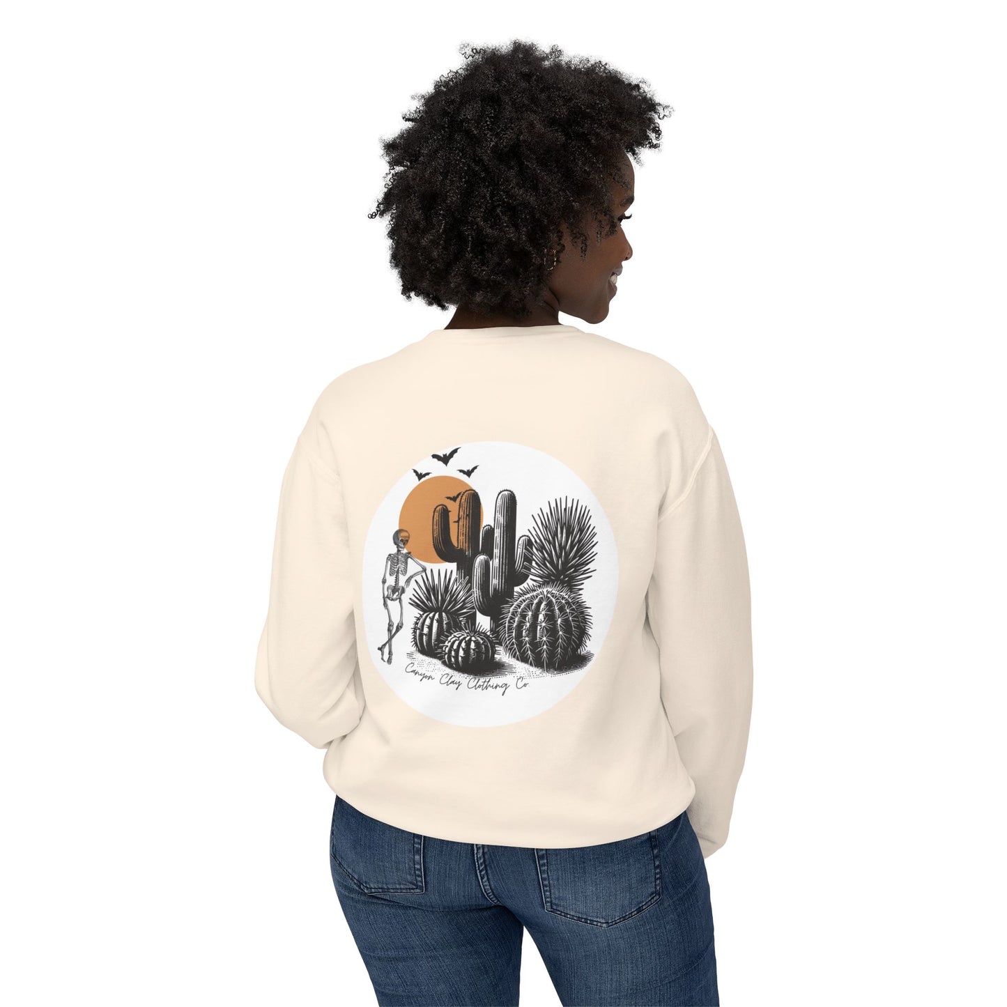 Haunted Horizons Unisex Lightweight Crewneck Sweatshirt