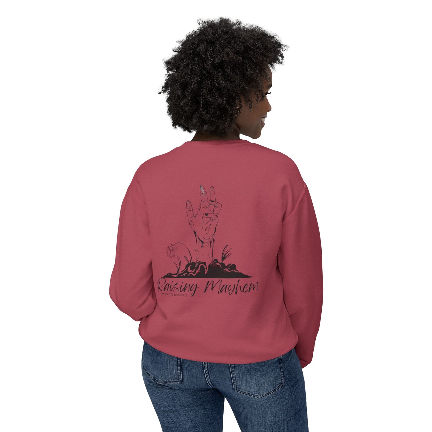 Raising Mayhem Unisex Lightweight Crewneck Sweatshirt