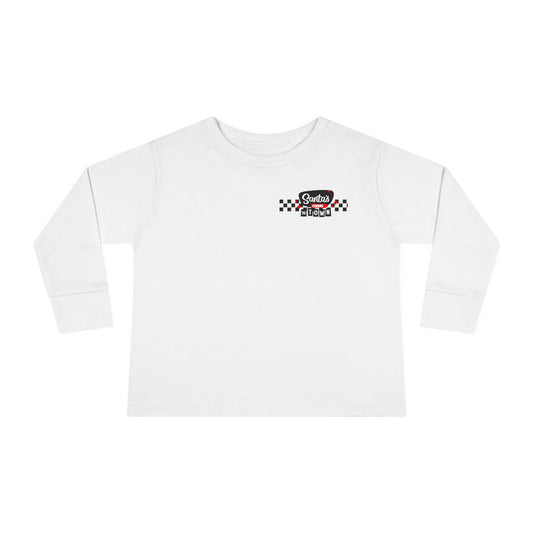 Santas coming to town Toddler Long Sleeve Tee