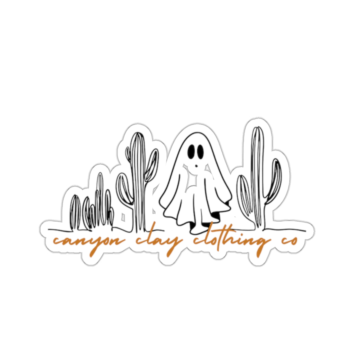 Haunted Clay Kiss-Cut Stickers