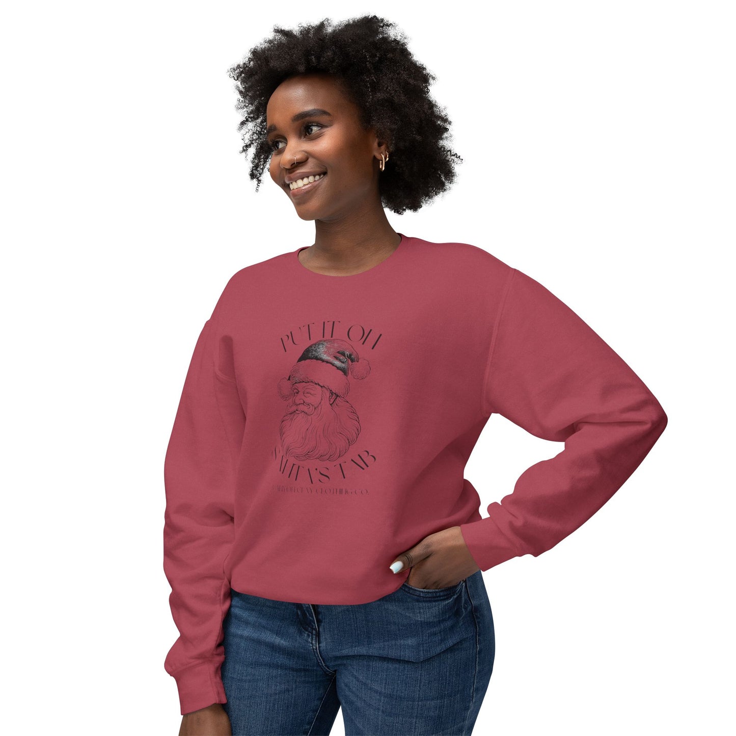 Santa’s Tab Lightweight Crewneck Sweatshirt