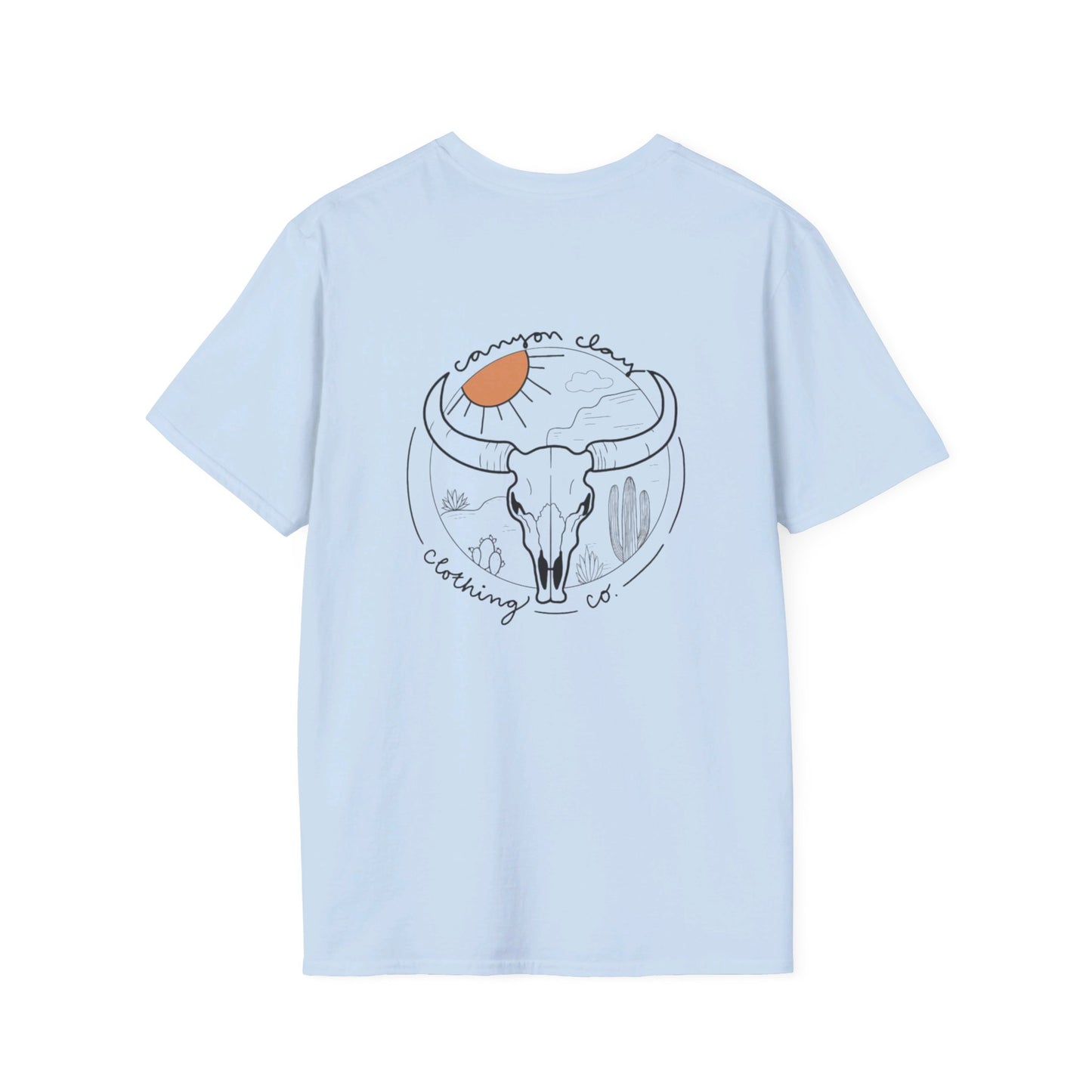 Longhorn Unisex Softstyle T-Shirt- Adult