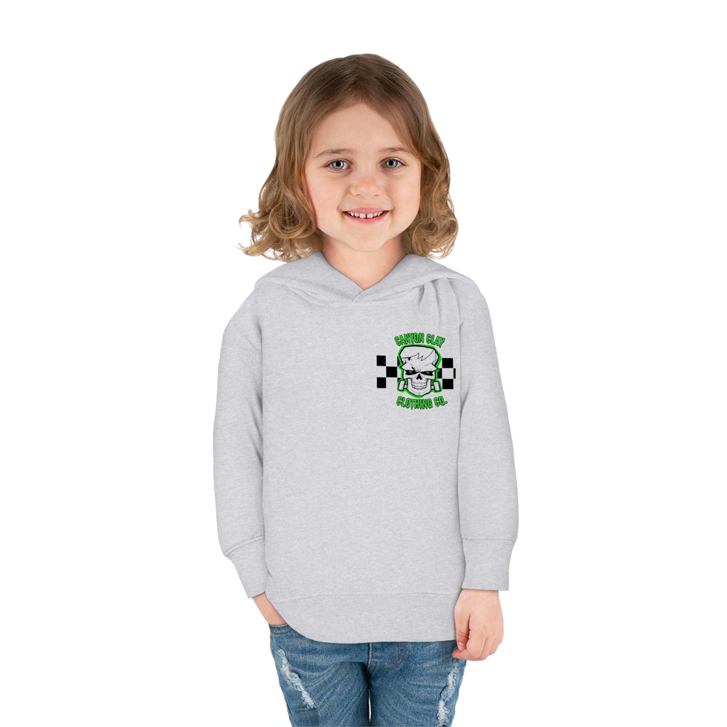 Frankencheckered Toddler Pullover Fleece Hoodie