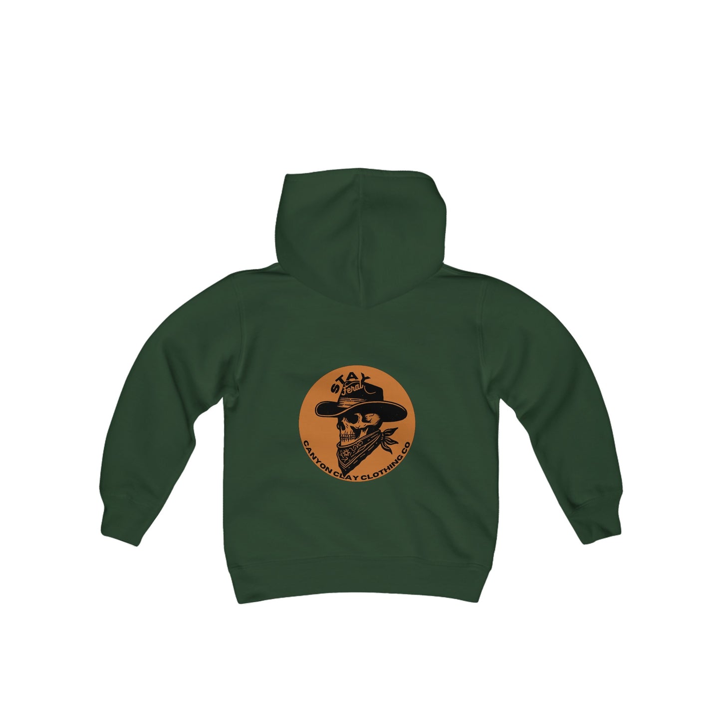 Stay Feral Youth Heavy Blend Hooded Sweatshirt