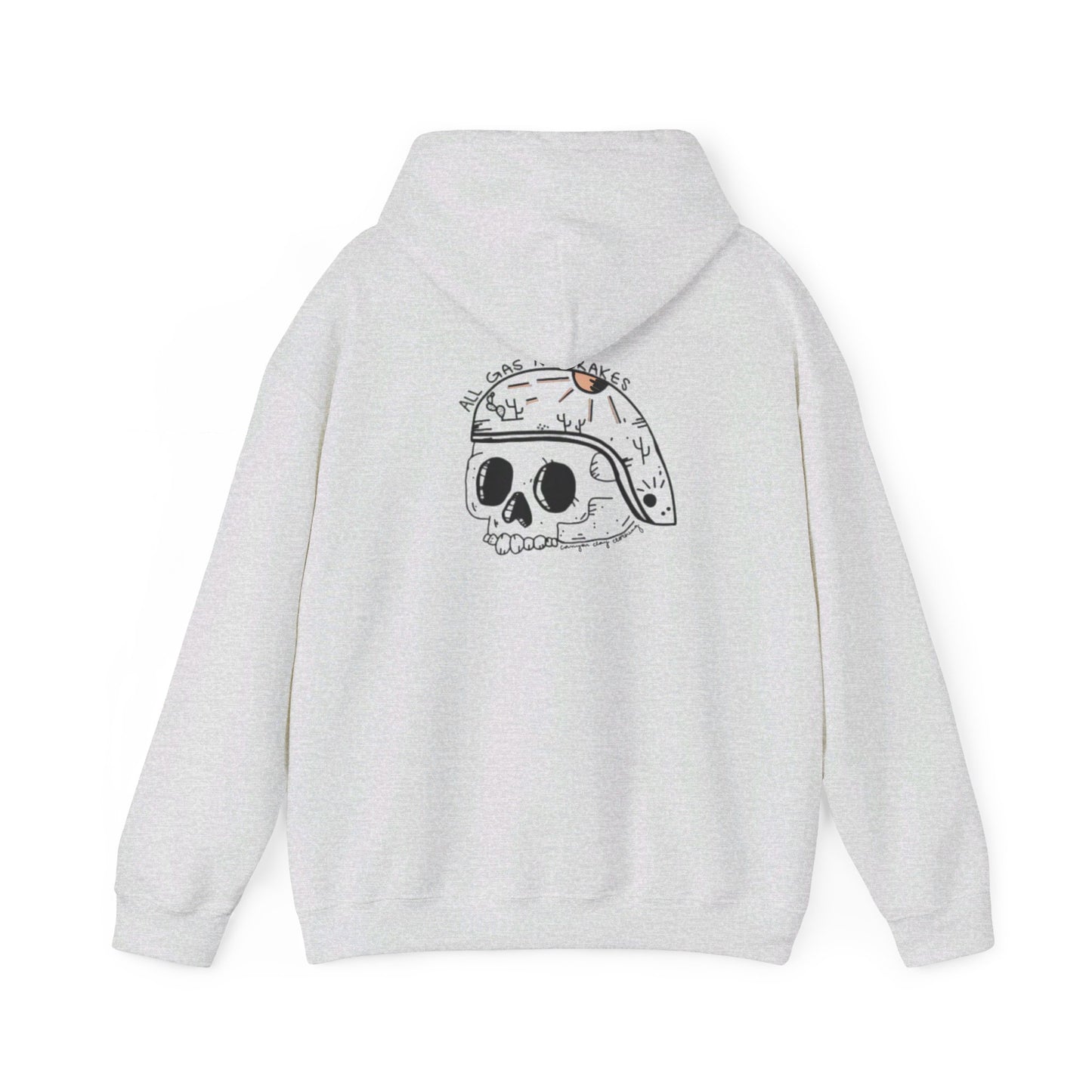 All gas no brakes Unisex Heavy Blend™ Hooded Sweatshirt