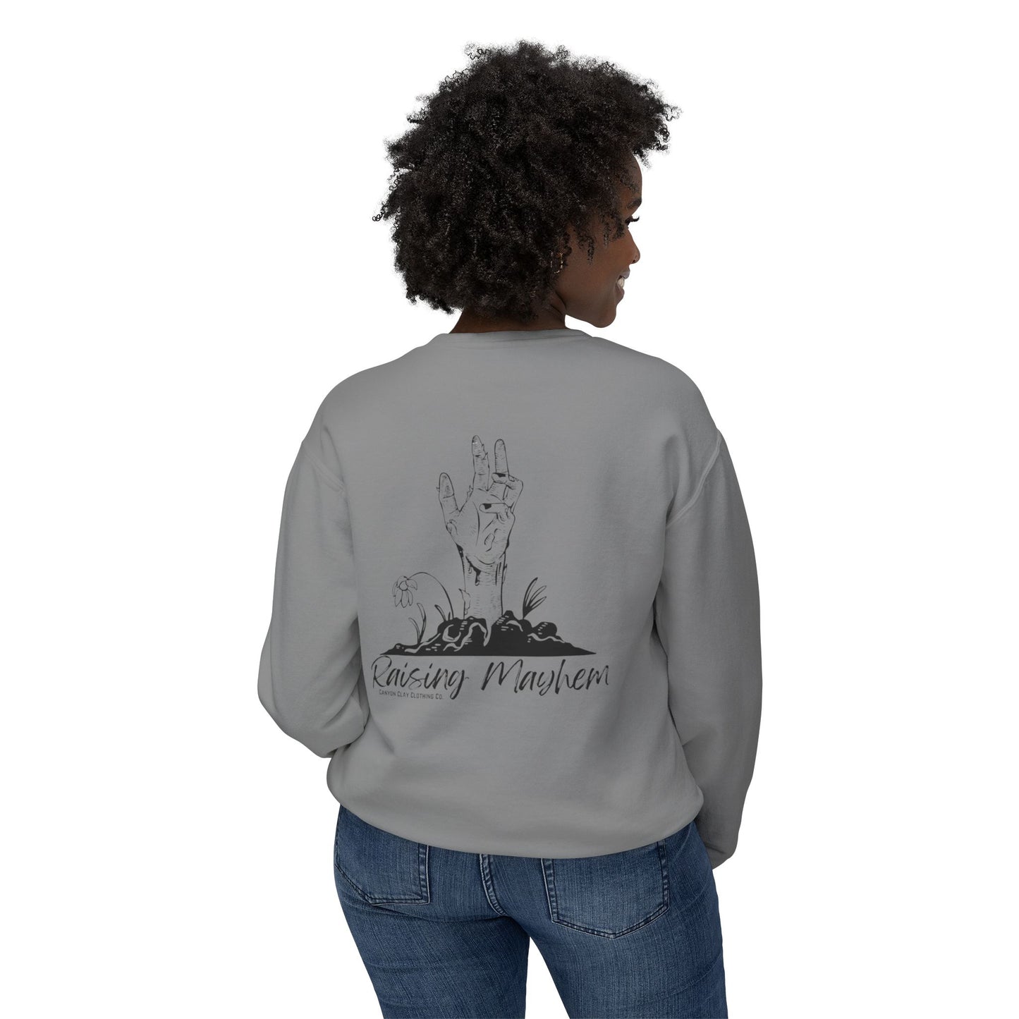 Raising Mayhem Unisex Lightweight Crewneck Sweatshirt