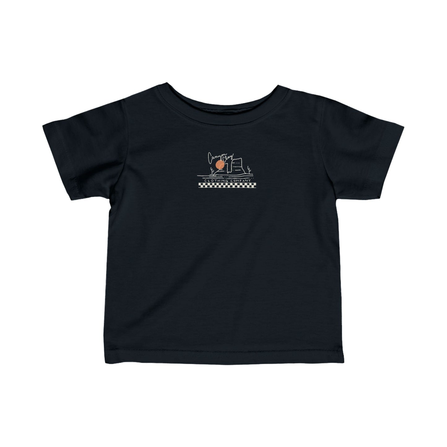 Canyon Clay Clothing Co Infant Fine Jersey Tee- Multi color