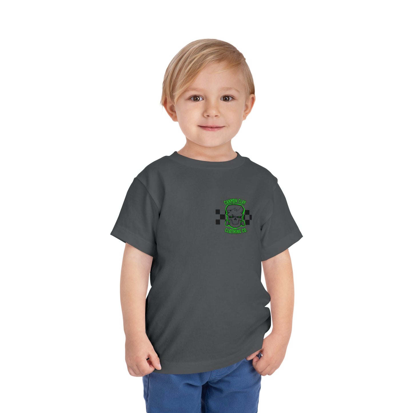 Frankencheckered Toddler Short Sleeve Tee
