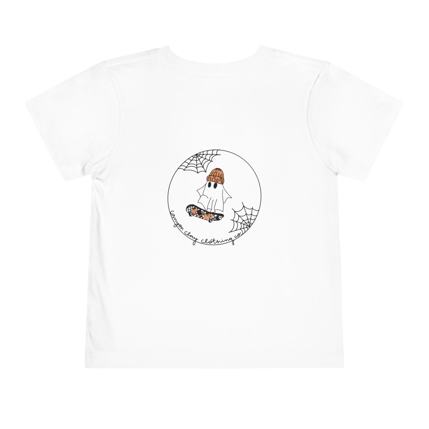 Skater Ghost Toddler Short Sleeve Tee