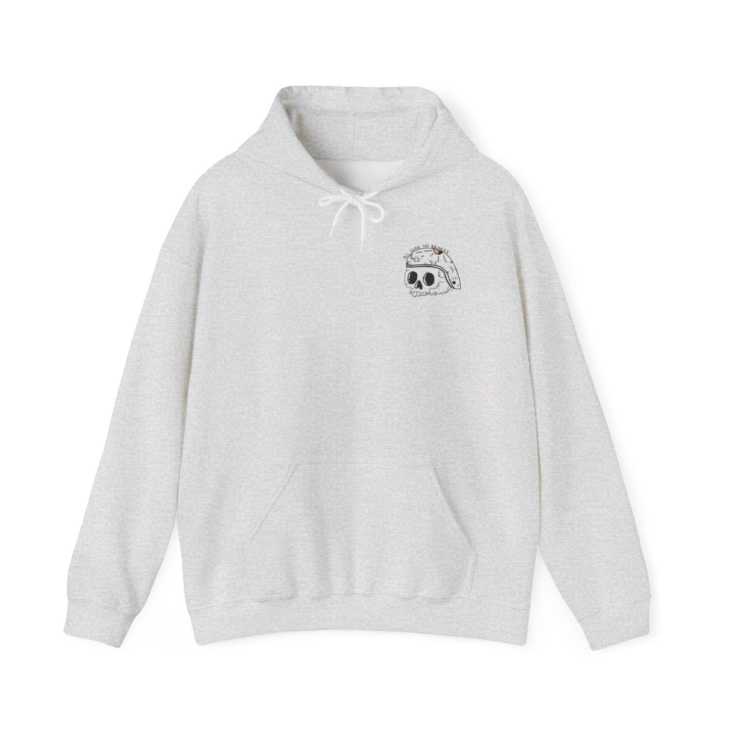 All gas no brakes Unisex Heavy Blend™ Hooded Sweatshirt