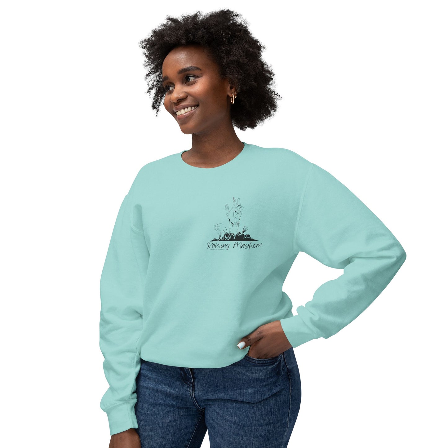 Raising Mayhem Unisex Lightweight Crewneck Sweatshirt