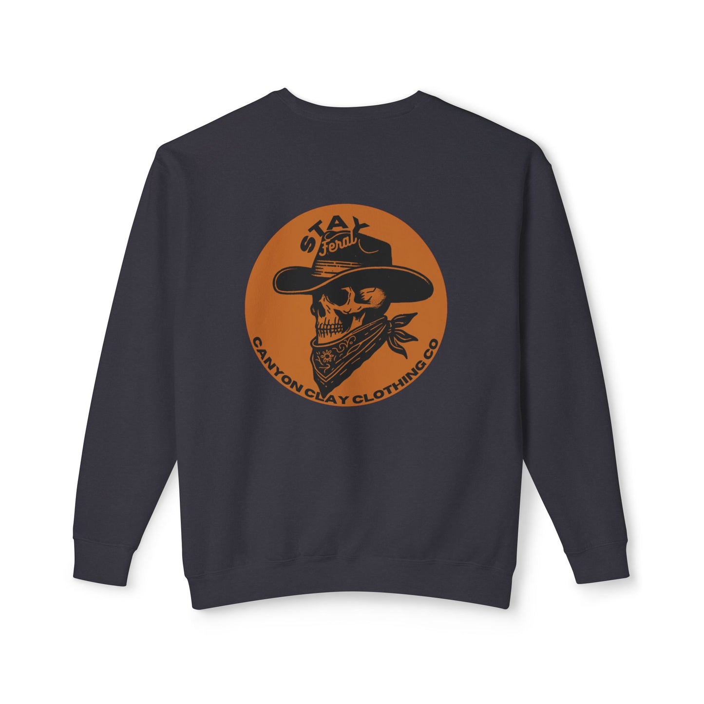 Stay Feral Unisex Lightweight Crewneck Sweatshirt