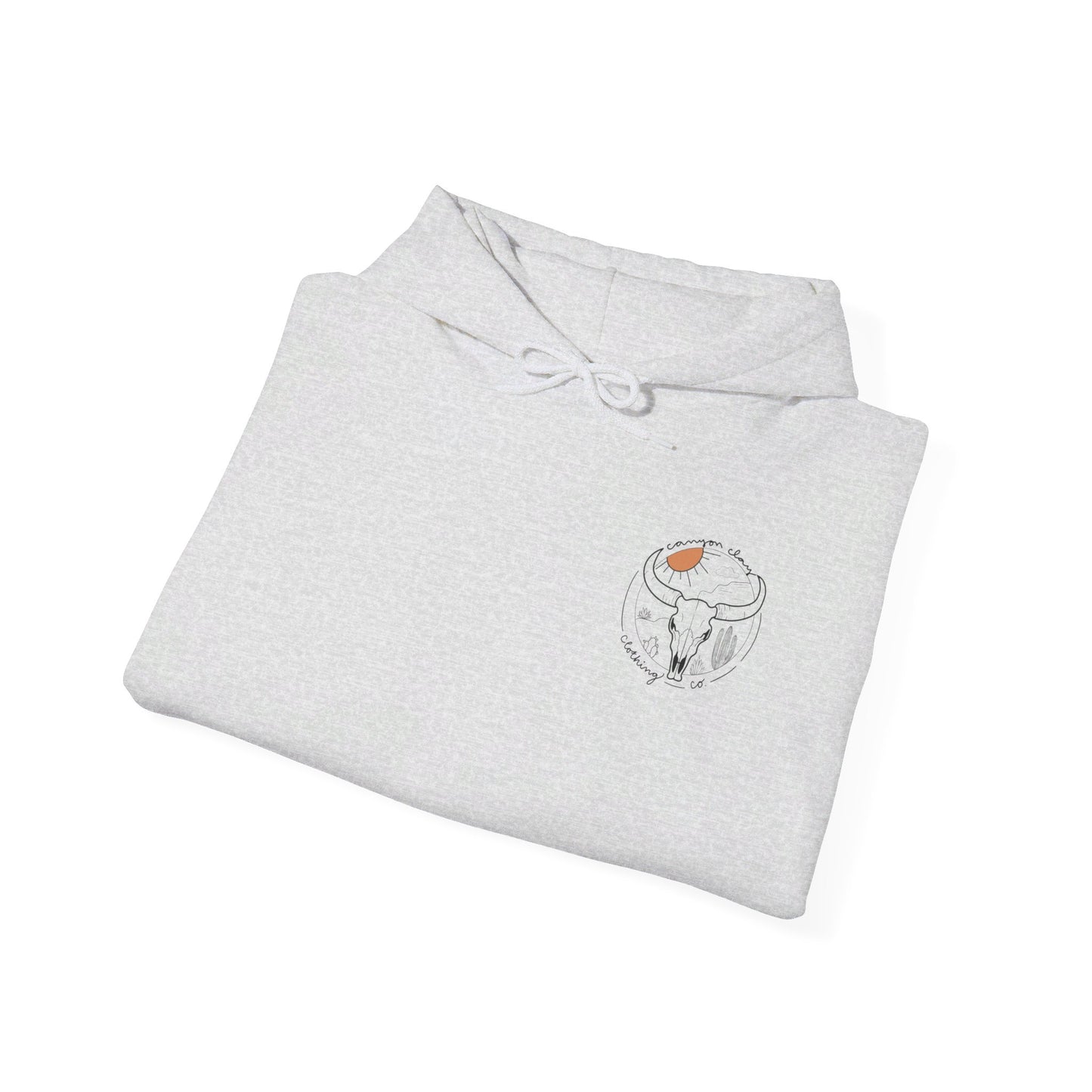 Long horn Unisex Heavy Blend™ Hooded Sweatshirt