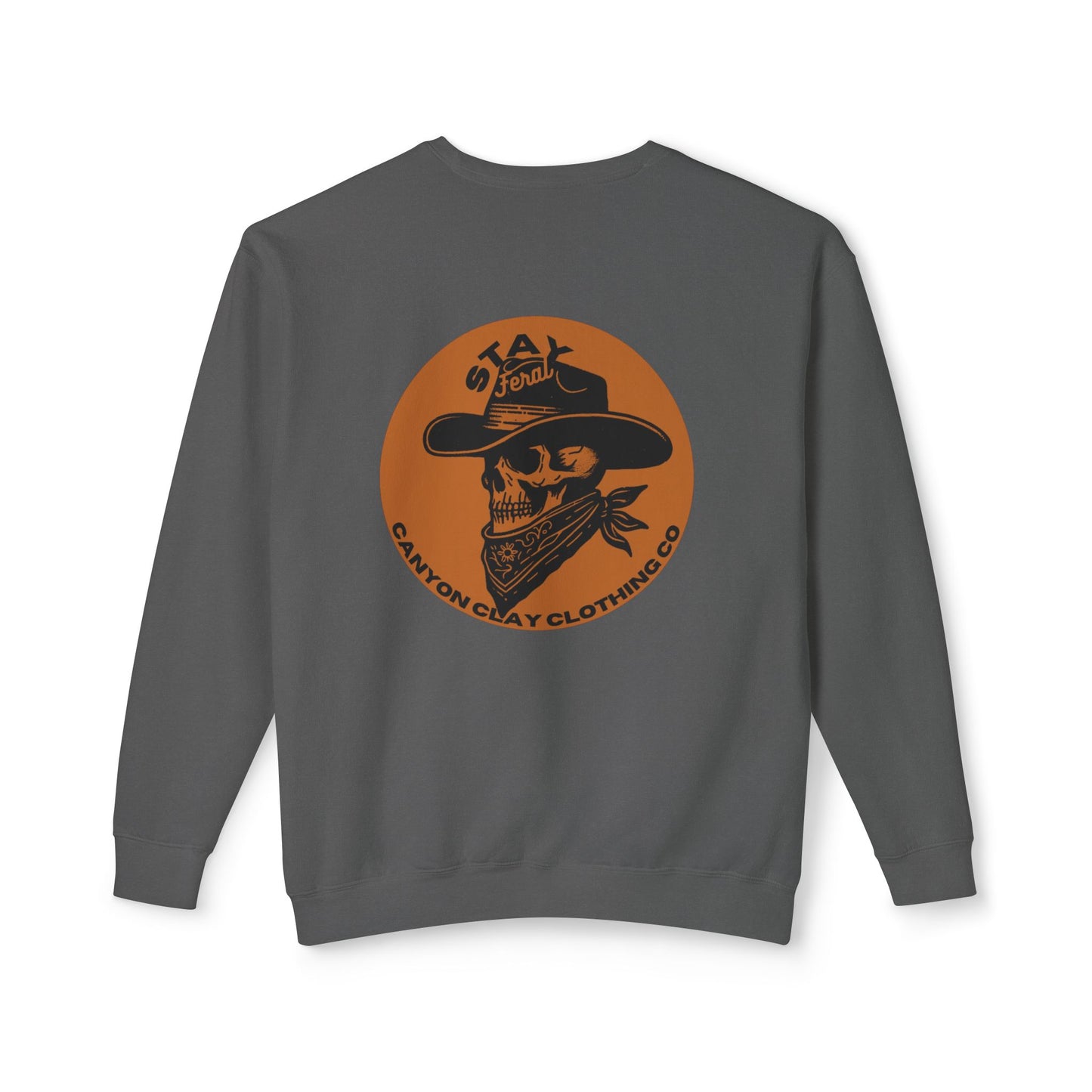 Stay Feral Unisex Lightweight Crewneck Sweatshirt