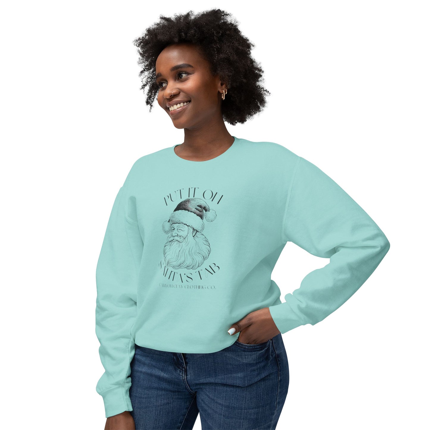 Santa’s Tab Lightweight Crewneck Sweatshirt