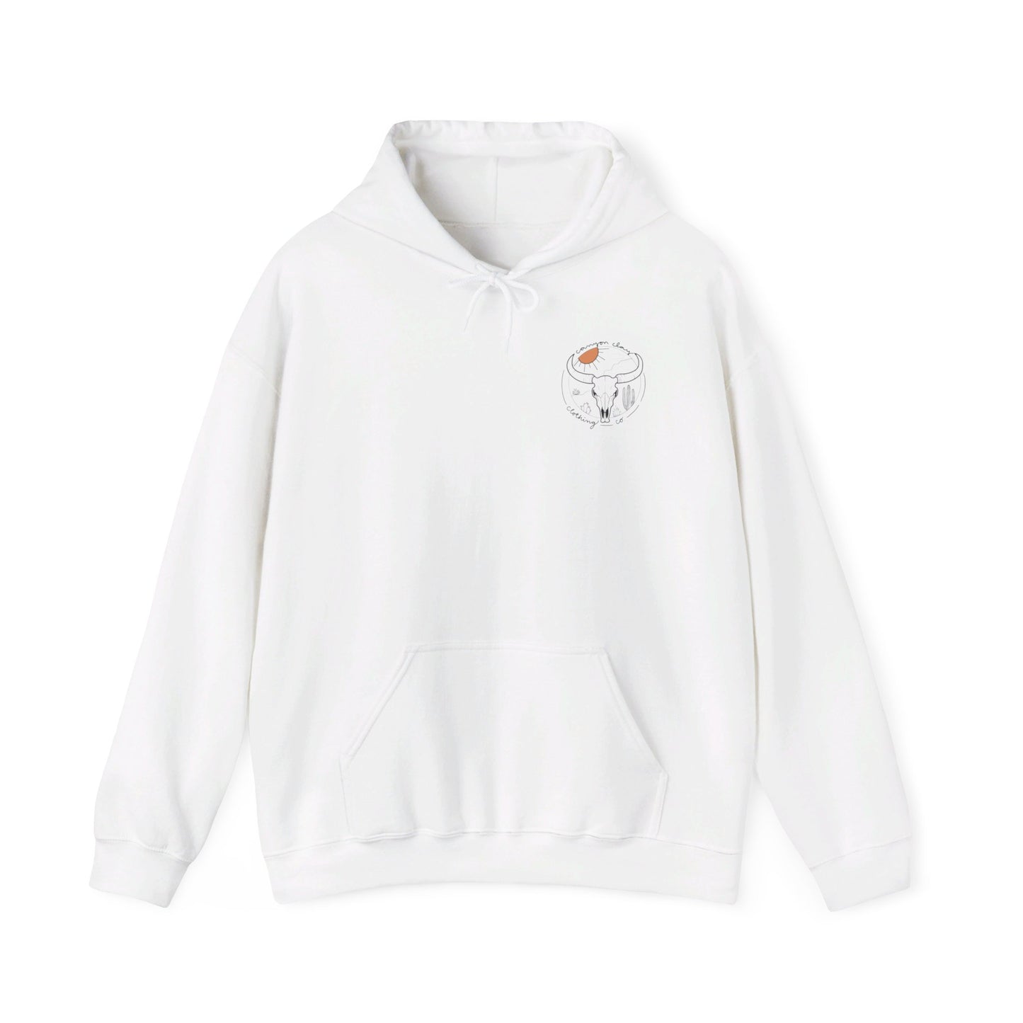 Long horn Unisex Heavy Blend™ Hooded Sweatshirt