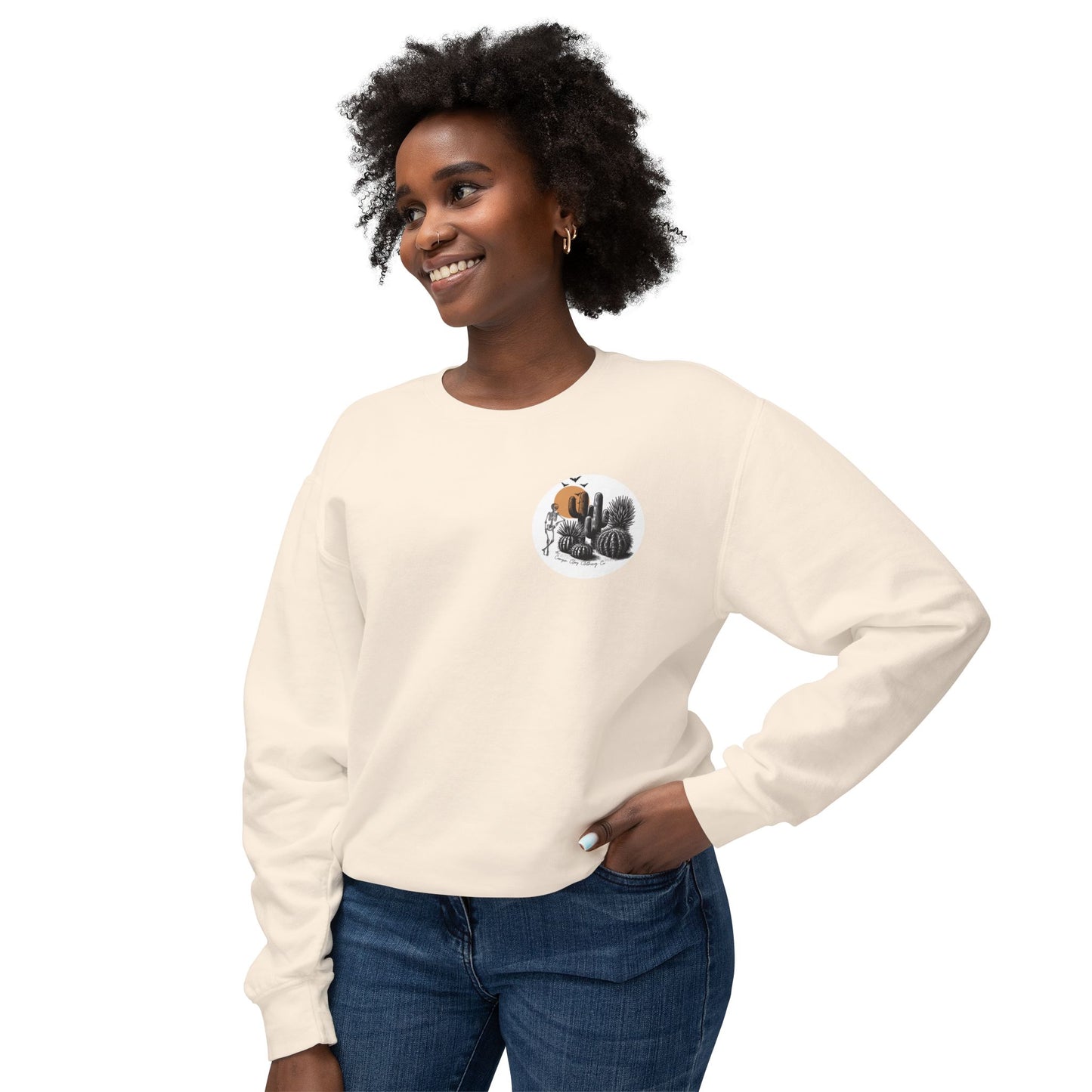 Haunted Horizons Unisex Lightweight Crewneck Sweatshirt