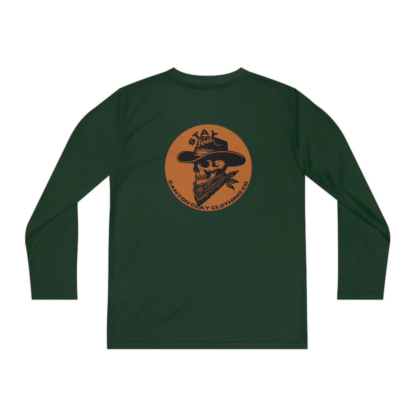 Stay Feral Youth Long Sleeve Competitor Tee