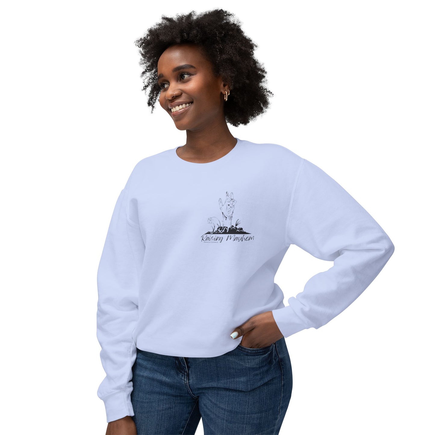 Raising Mayhem Unisex Lightweight Crewneck Sweatshirt