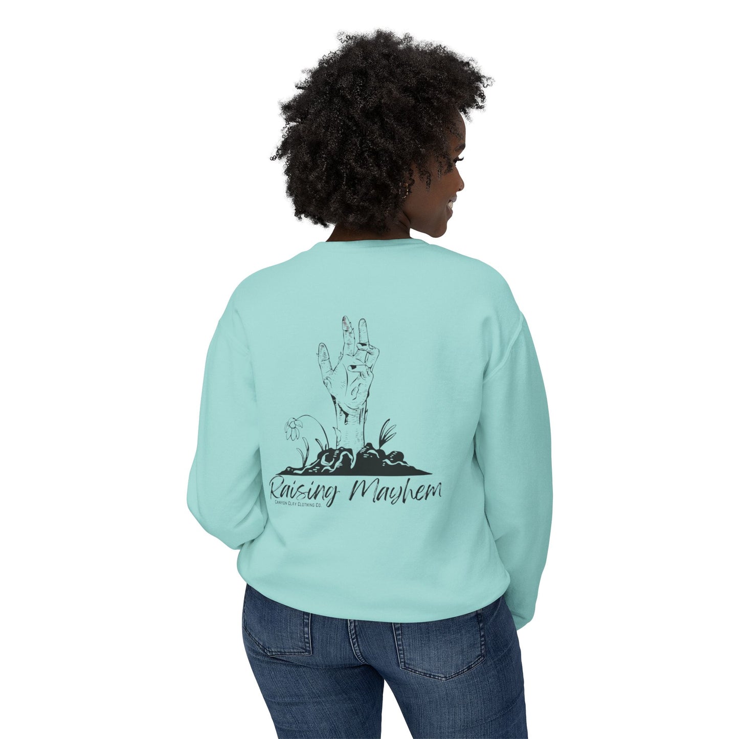 Raising Mayhem Unisex Lightweight Crewneck Sweatshirt