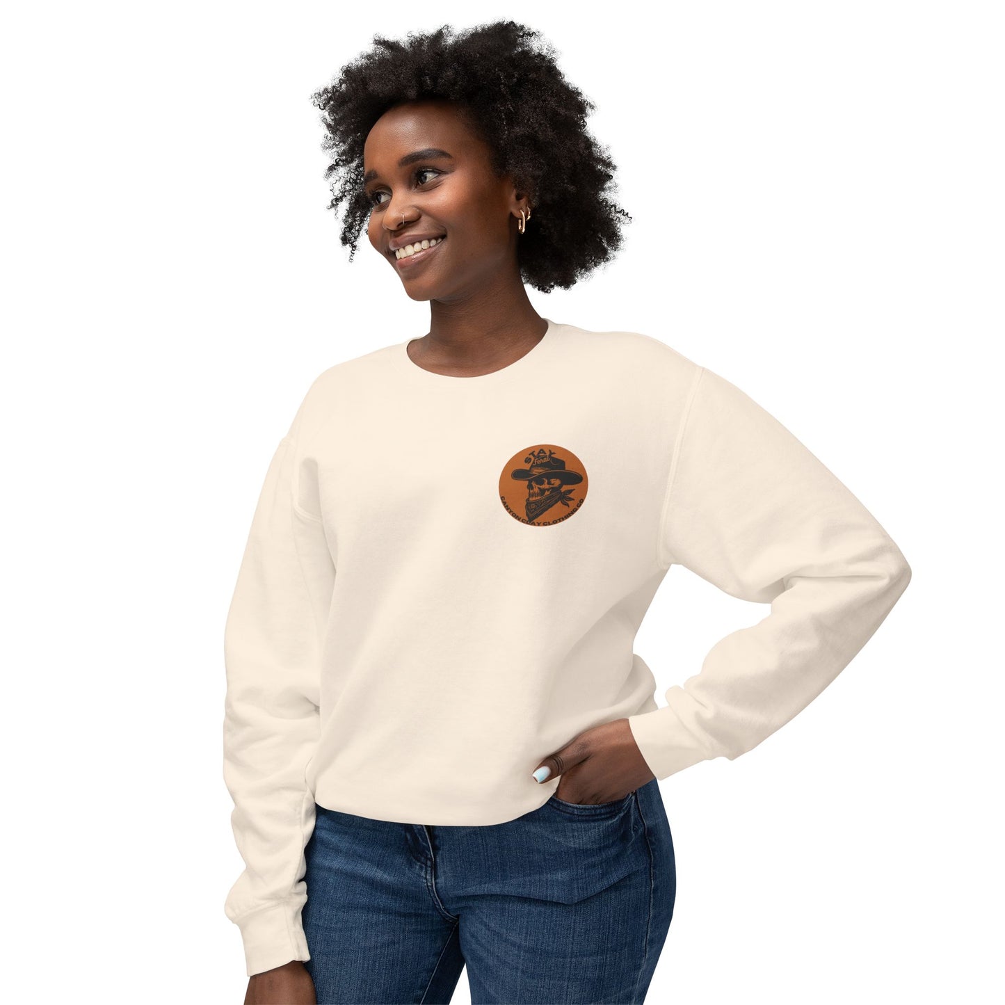 Stay Feral Unisex Lightweight Crewneck Sweatshirt