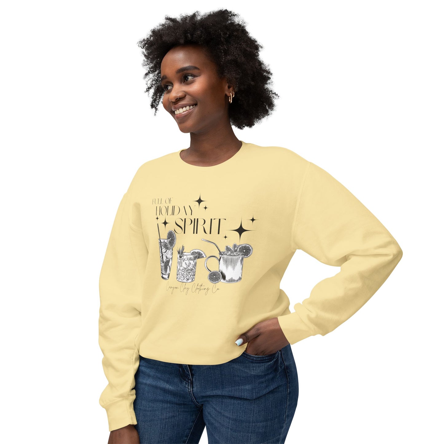Holiday Spirit Lightweight Crewneck Sweatshirt