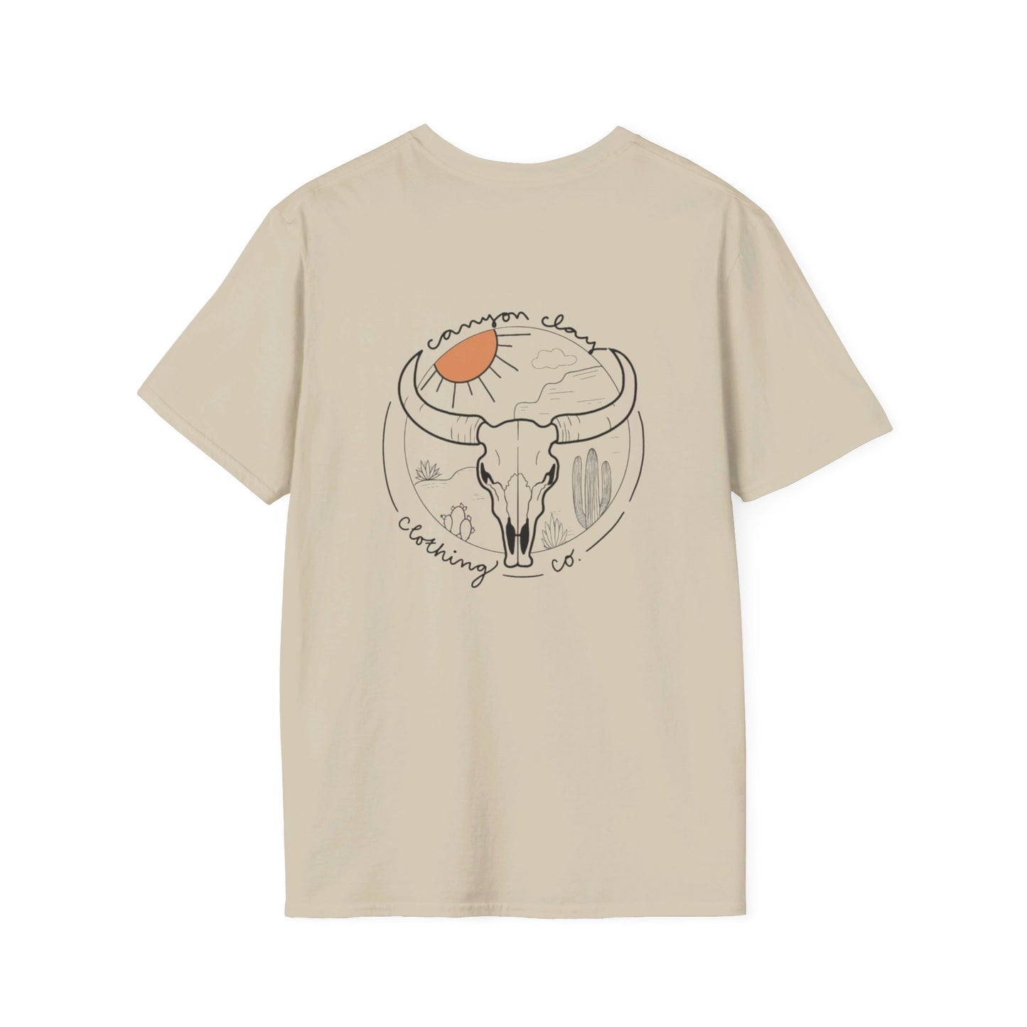 Longhorn Unisex Softstyle T-Shirt- Adult