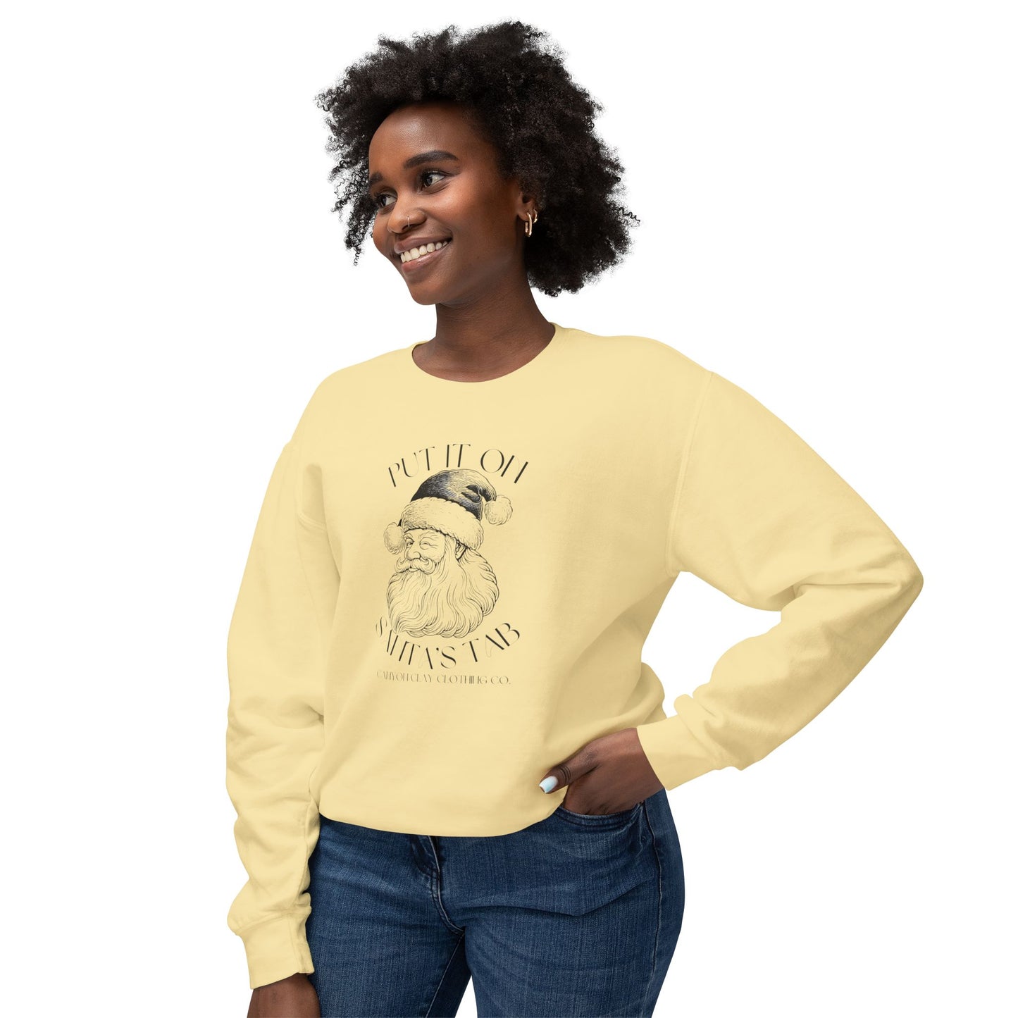 Santa’s Tab Lightweight Crewneck Sweatshirt