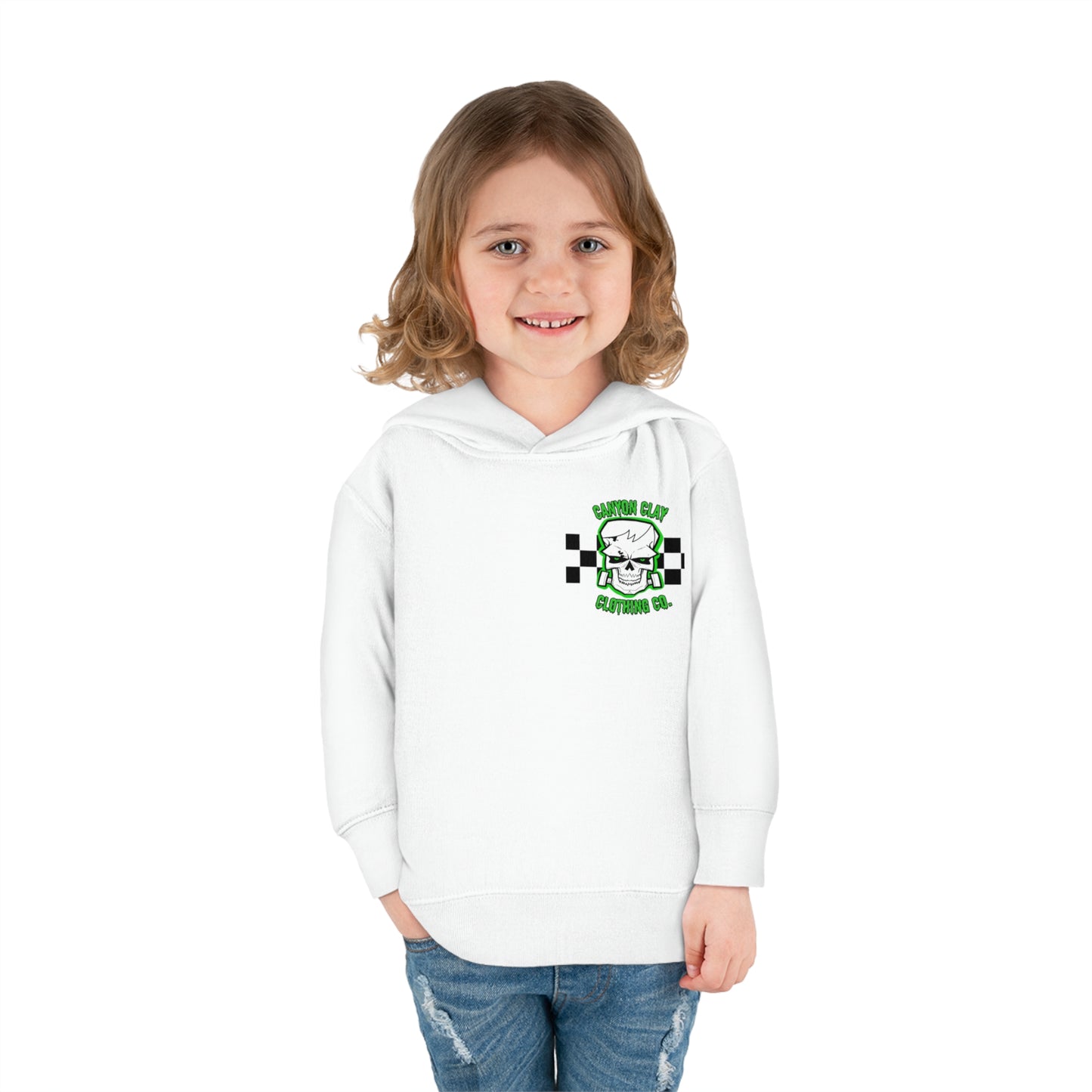 Frankencheckered Toddler Pullover Fleece Hoodie
