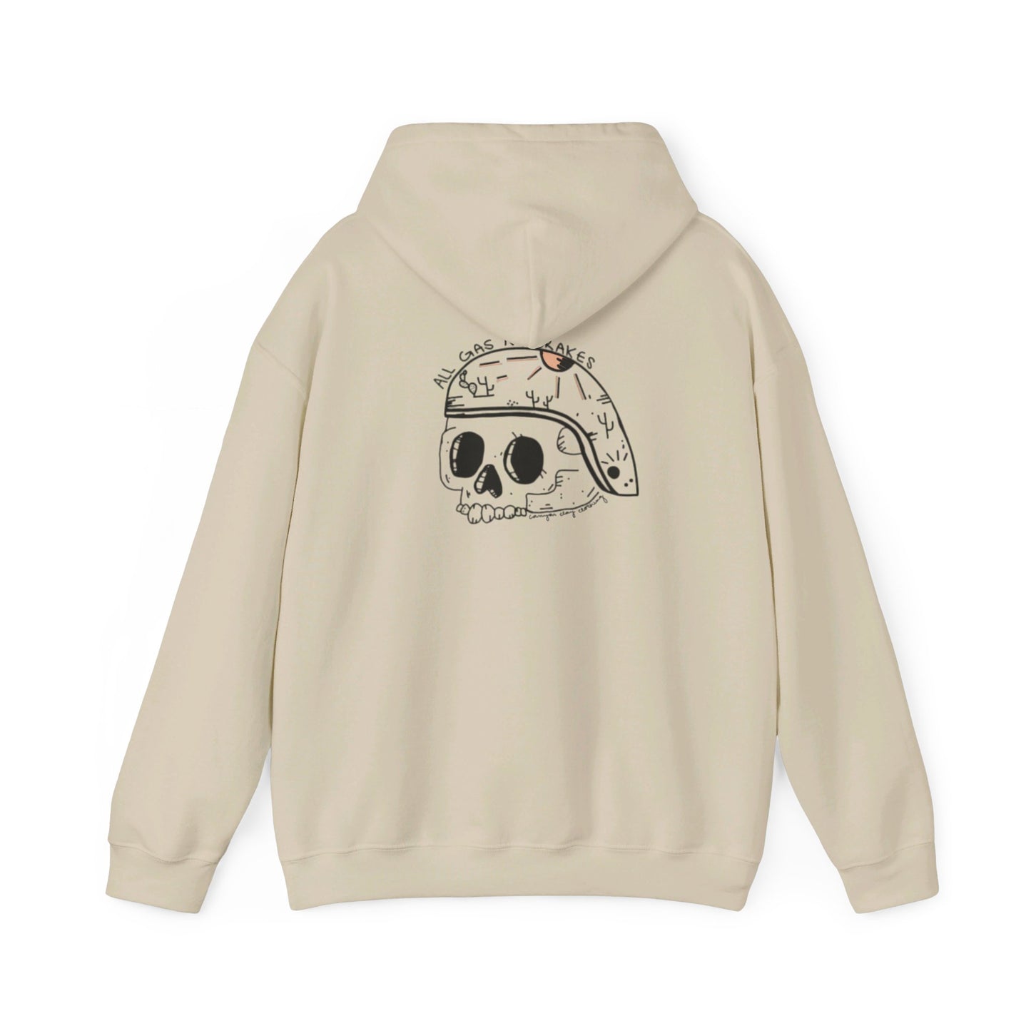All gas no brakes Unisex Heavy Blend™ Hooded Sweatshirt
