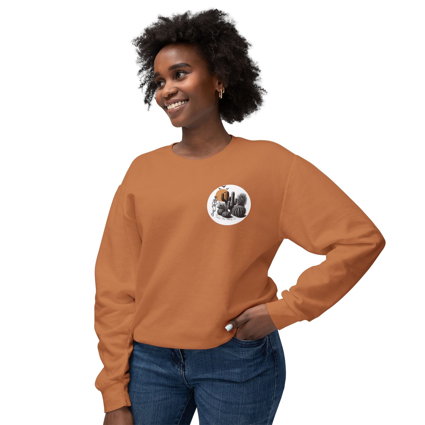 Haunted Horizons Unisex Lightweight Crewneck Sweatshirt