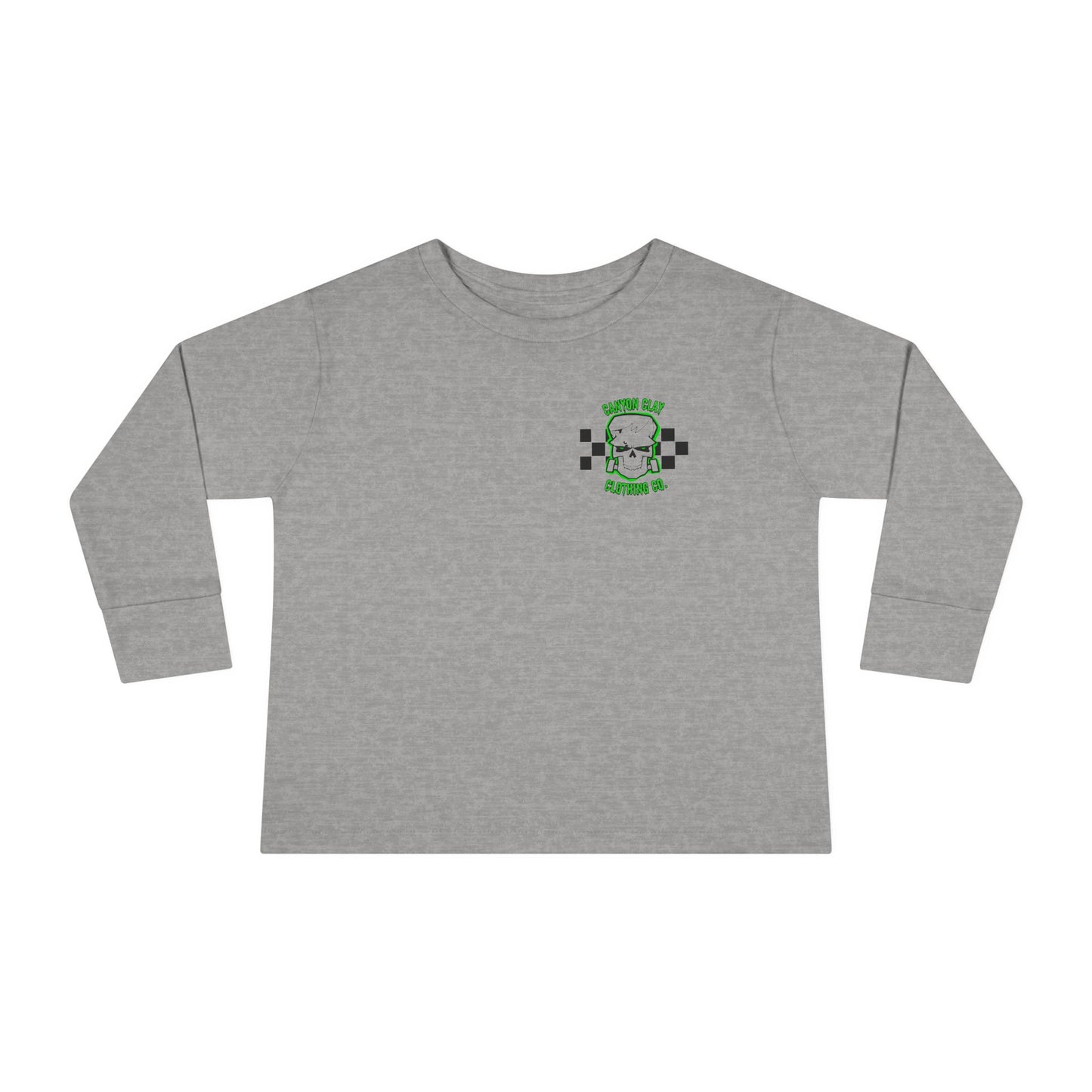 Frankencheckered Toddler Long Sleeve Tee