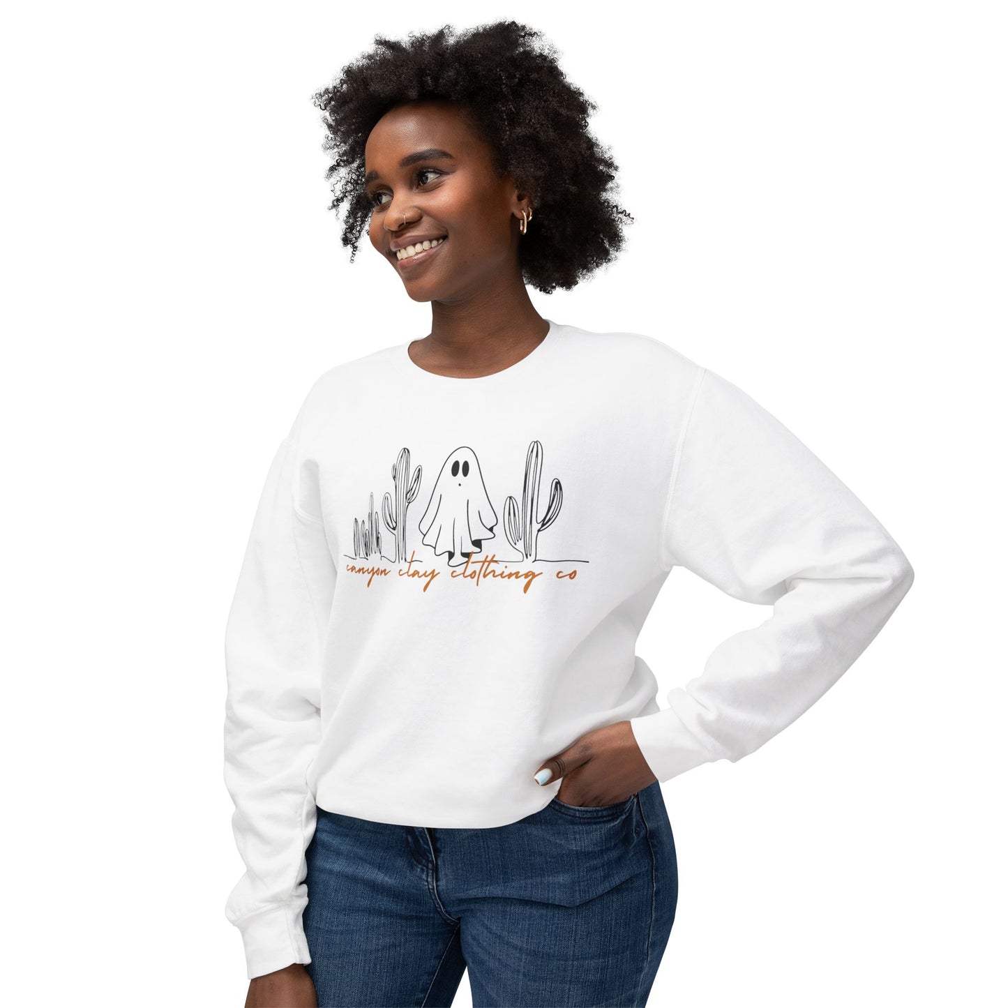 Haunted Clay Lightweight Crewneck Sweatshirt