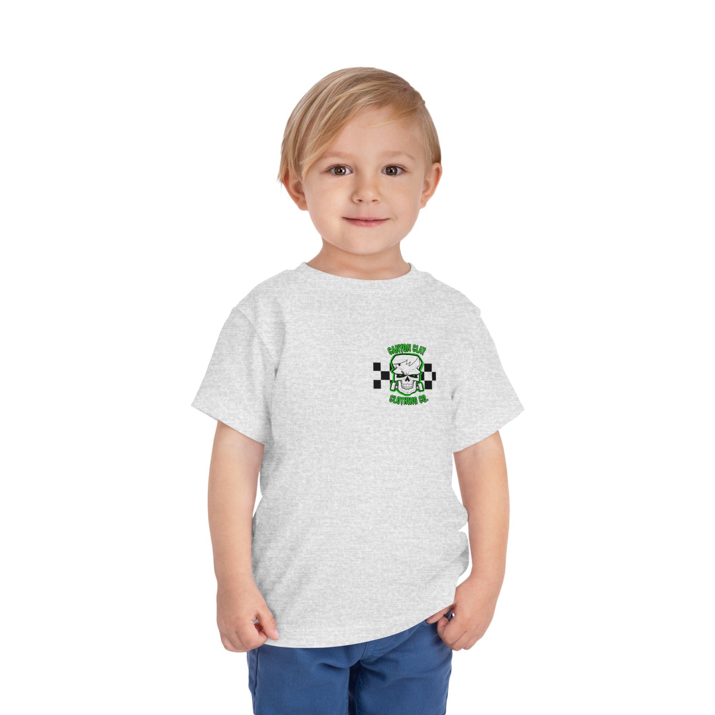Frankencheckered Toddler Short Sleeve Tee