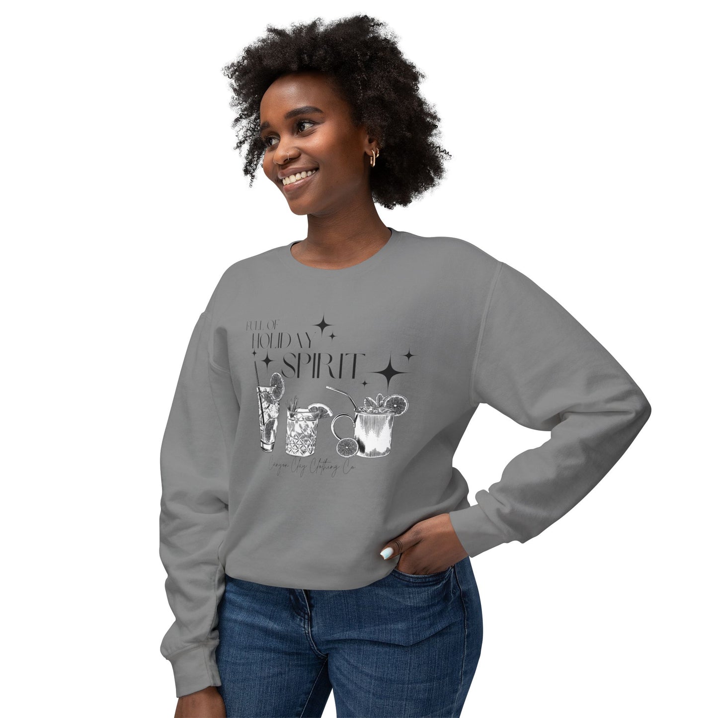Holiday Spirit Lightweight Crewneck Sweatshirt