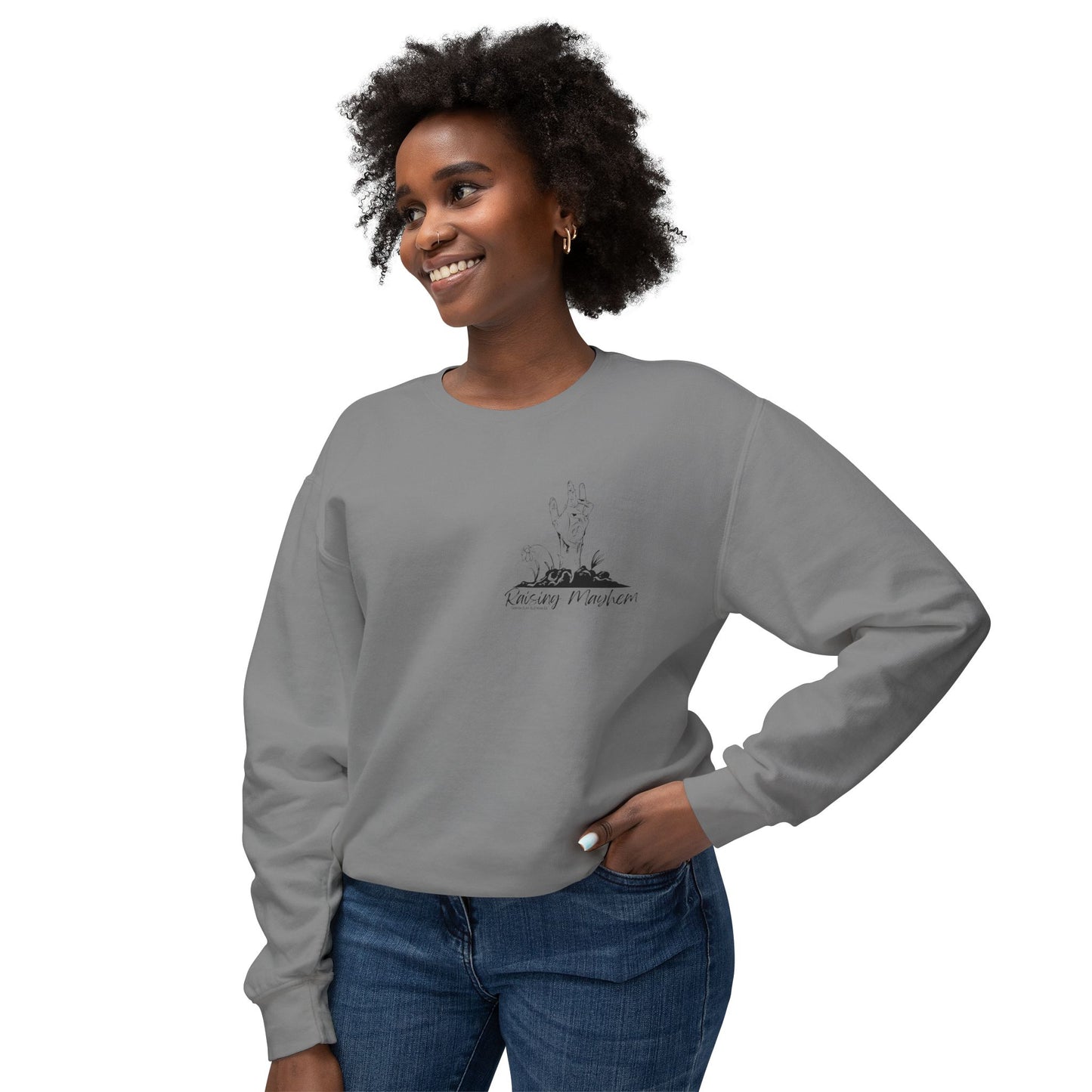 Raising Mayhem Unisex Lightweight Crewneck Sweatshirt