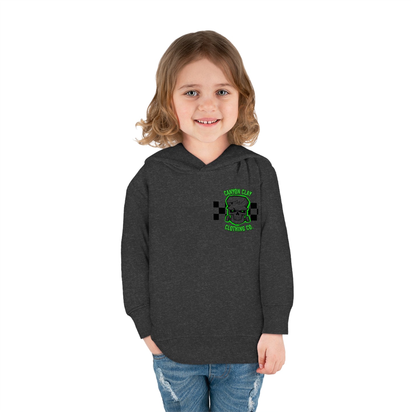 Frankencheckered Toddler Pullover Fleece Hoodie