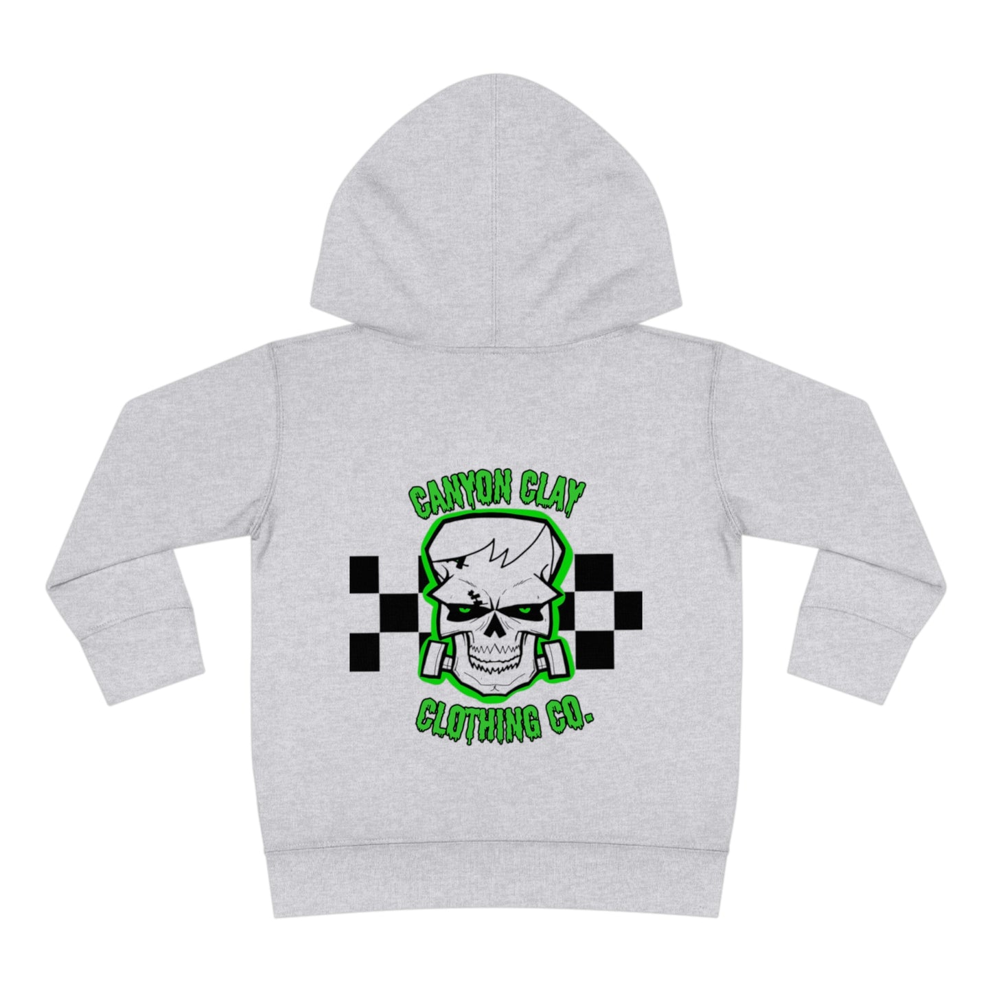 Frankencheckered Toddler Pullover Fleece Hoodie